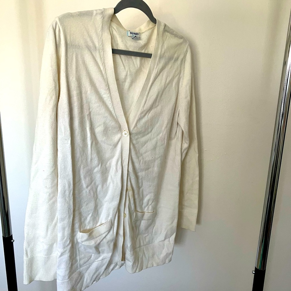 White Cardigan